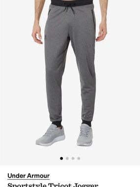 lululemon athletica Men’s Heathered Gray Jogger Sweatpants